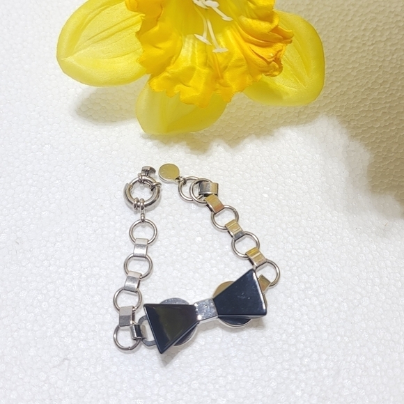 MARC BY MARC JACOBS BRACELET SILVER/BLACK COLOR - Picture 6 of 7